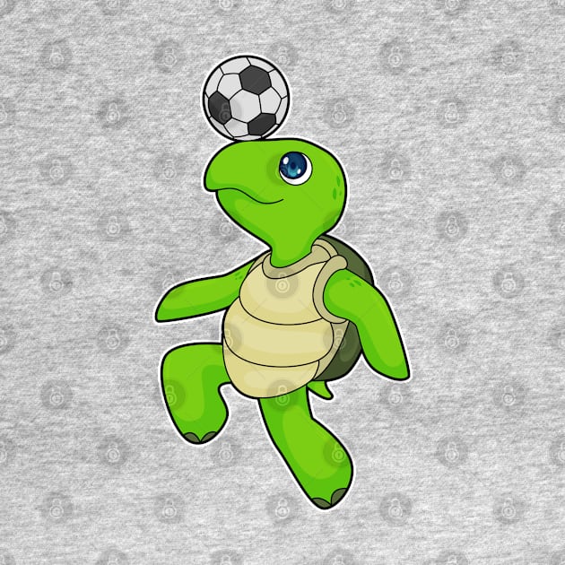 Turtle Soccer player Soccer by Markus Schnabel